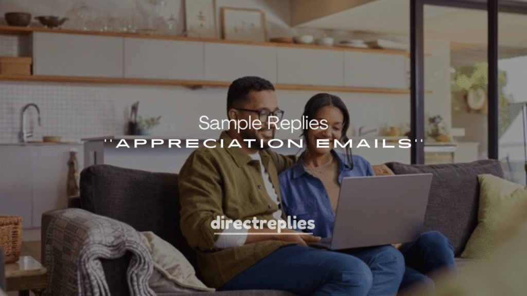 Sample Replies to Appreciation Emails